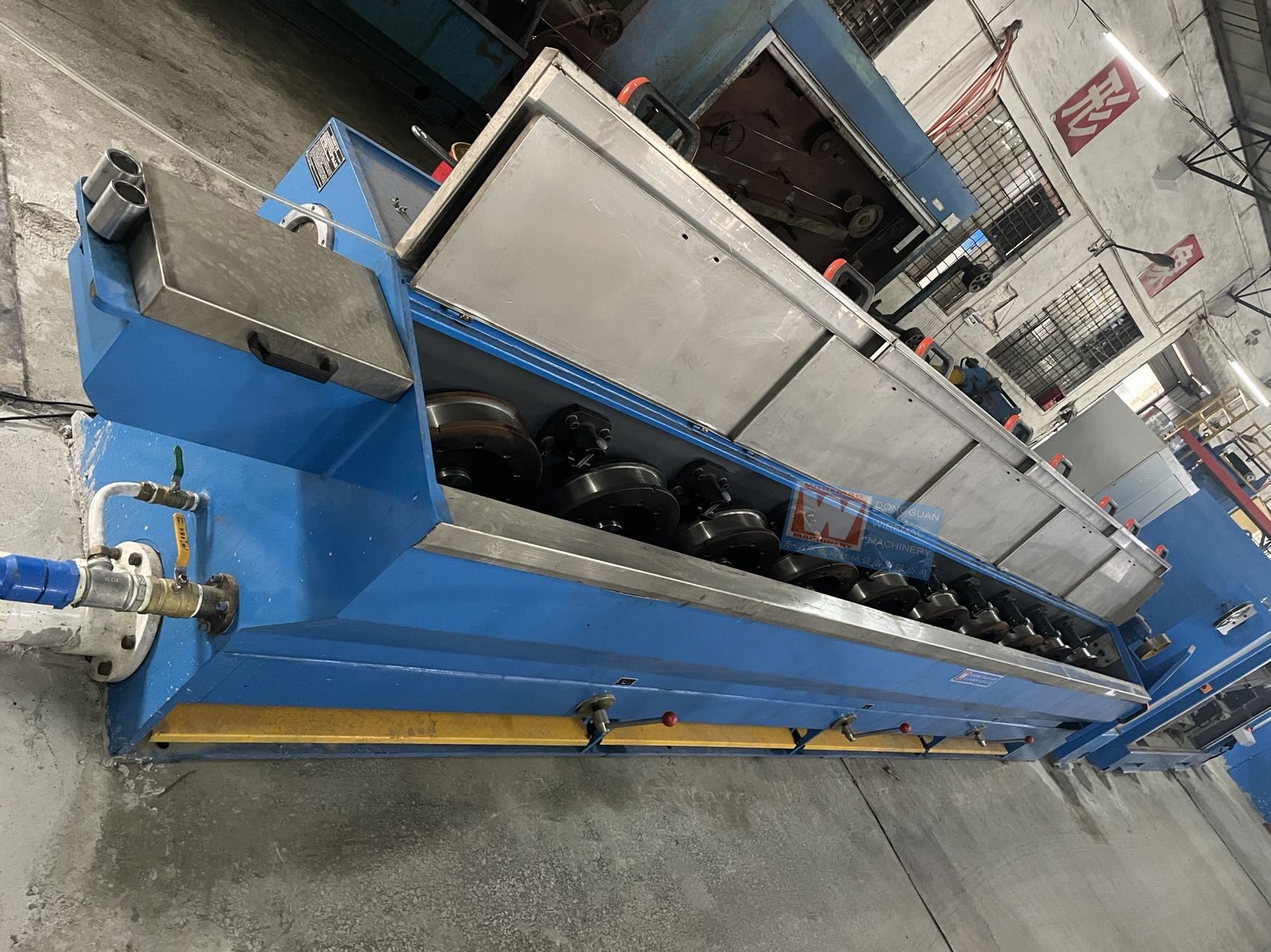 High Speed 11D Copper RBD Machine , 11 Dies Copper Rod Drawing Machine