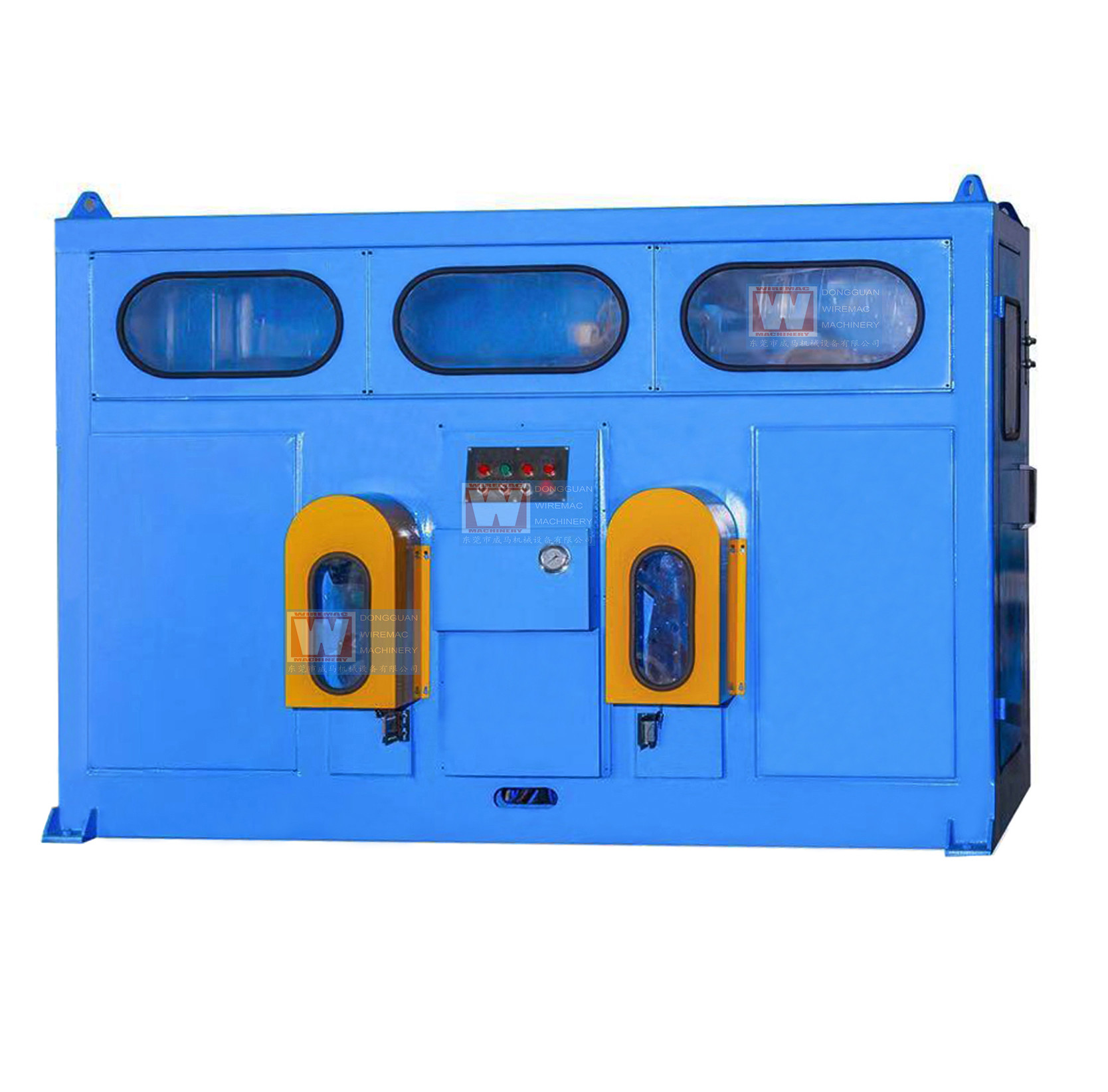 Automatic Double Spool Take Up Machine , Copper Aluminum Wire Drawing ...