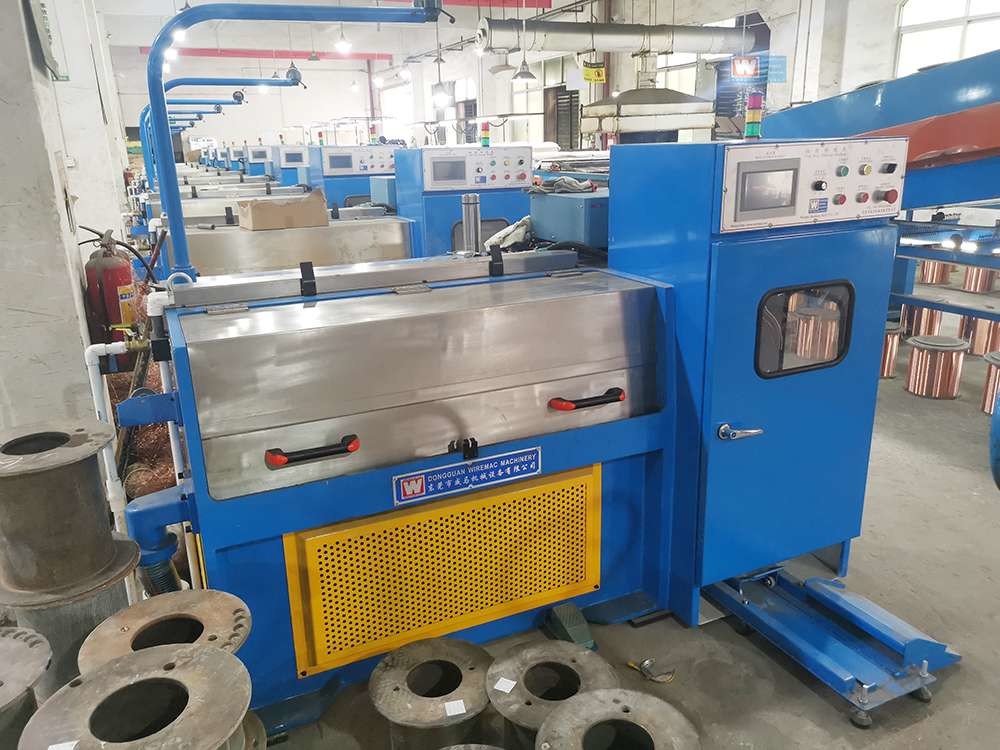 Low Noise Copper Fine Wire Drawing Machine With Brake